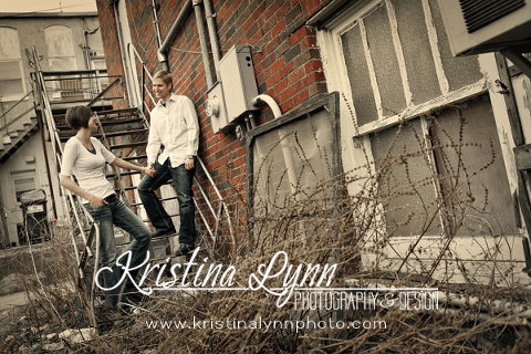 on location engagement session in Clarion Iowa