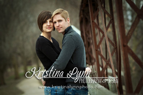 on location engagement session in Clarion Iowa