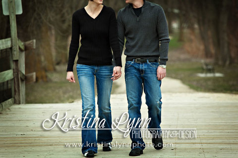 on location engagement session in Clarion Iowa