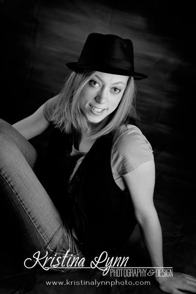 Senior portrait session in studio Stillwater, MN