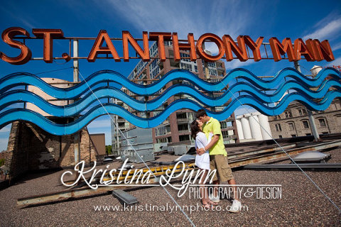 Engagement Portrait Session in downtown Minneapolis