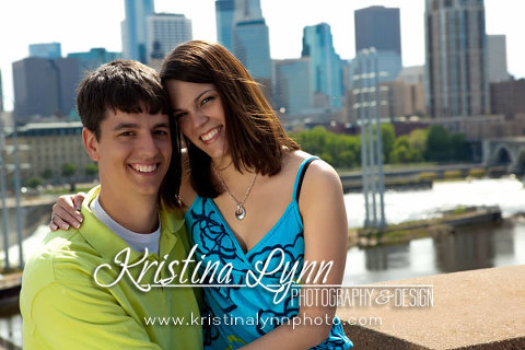 Engagement Portrait Session in downtown Minneapolis