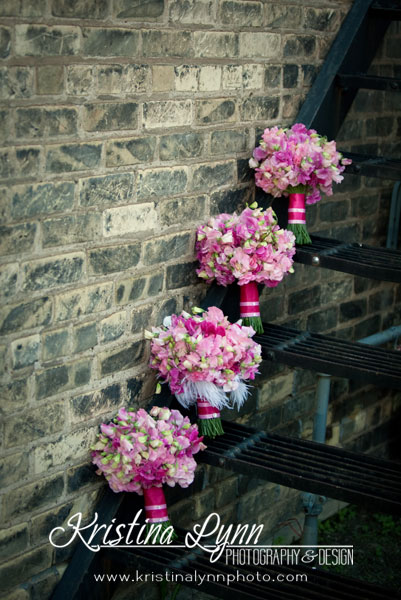 Wedding floral arrangement downtown Stillwater Studio Fleurette