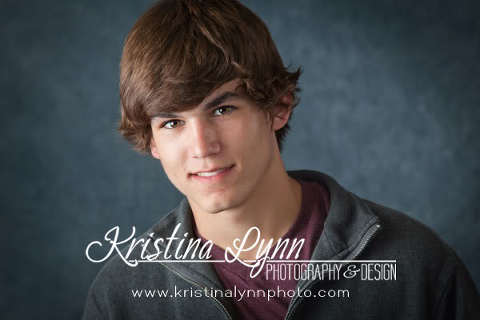 high school senior portrait session in studio Stillwater MN