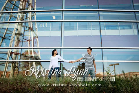 Iowa engagement photography session ISU campus Stillwater MN