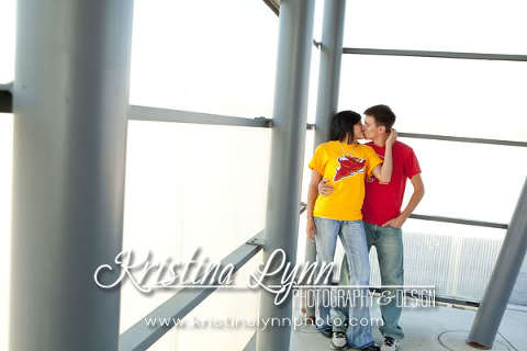 Iowa engagement photography session ISU campus Stillwater MN