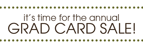 Annual Graduation Announcement Sale