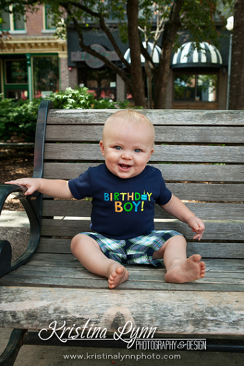 Denver Colorado based portrait photographer Kristina Lynn shares images from a 1 year old childrens session.