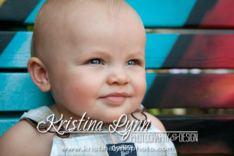Denver Colorado based portrait photographer Kristina Lynn shares images from a 1 year old childrens session.