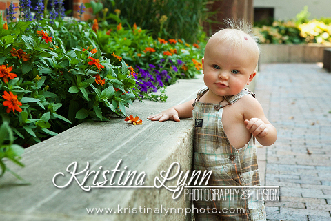 Denver Colorado based portrait photographer Kristina Lynn shares images from a 1 year old childrens session.