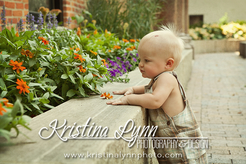 Denver Colorado based portrait photographer Kristina Lynn shares images from a 1 year old childrens session.