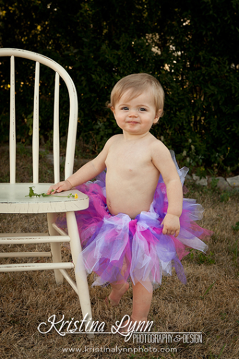 One year old child portrait session in studio by Kristina Lynn Photography & Design based in Denver, CO