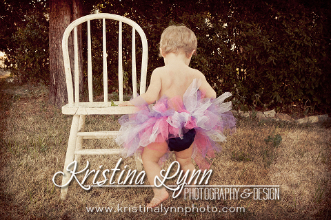 One year old child portrait session in studio by Kristina Lynn Photography & Design based in Denver, CO