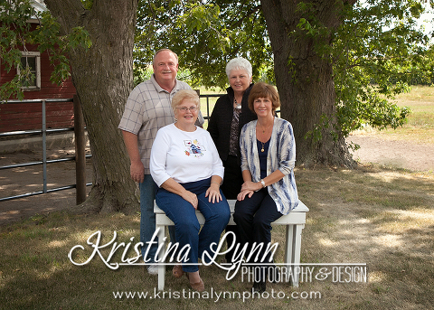 Outdoor family session on an Iowa farm by Kristina Lynn Photography & Design based out of Denver Colorado