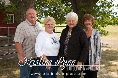 Outdoor family session on an Iowa farm by Kristina Lynn Photography & Design based out of Denver Colorado
