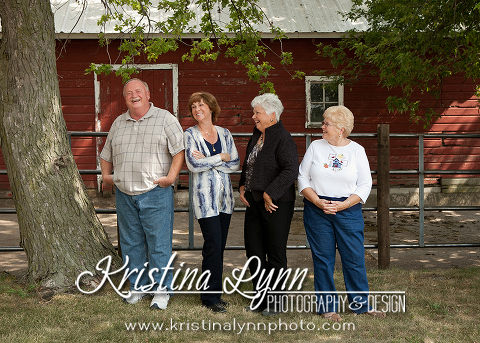 Outdoor family session on an Iowa farm by Kristina Lynn Photography & Design based out of Denver Colorado