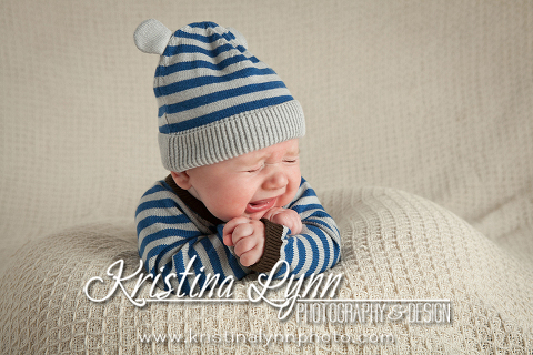 4 month old baby session by Denver based kids photographer Kristina Lynn Photography & Design