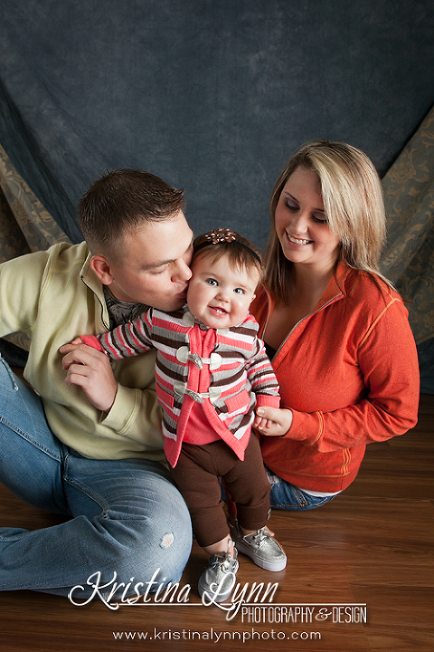Denver based portrait photographer Kristina Lynn Photography & Design photographs a family before deployment.