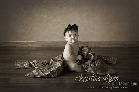 Denver portrait photographer Kristina Lynn Photography & Design photographs a family before deployment.