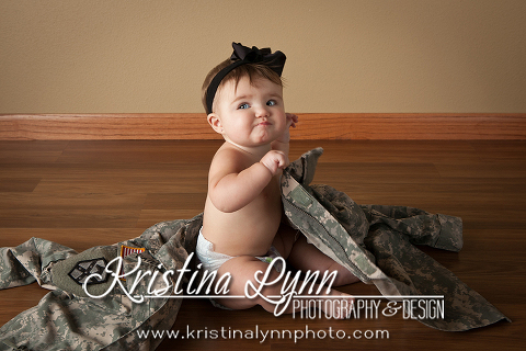 Denver portrait photographer Kristina Lynn Photography & Design photographs a family before deployment.