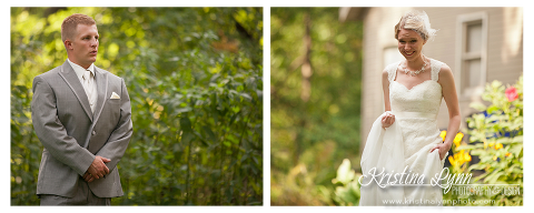 Denver wedding photographer Kristina Lynn Photography & Design travels to Iowa for this vintage inspired wedding.