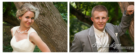 Denver wedding photographer Kristina Lynn Photography & Design travels to Iowa for this vintage inspired wedding.