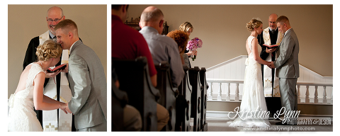 Denver wedding photographer Kristina Lynn Photography & Design travels to Iowa for this vintage inspired wedding.