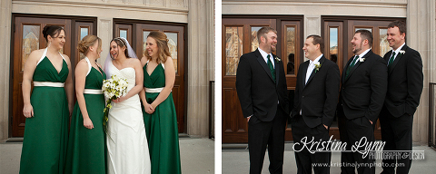 Denver wedding photographer Kristina Lynn Photography & Design photographs a beautiful wedding at the Iowa State University campus.