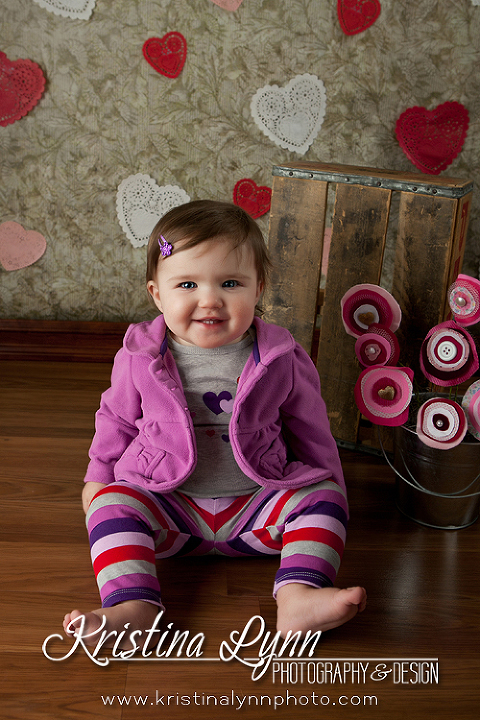 Valentine's Kids Portrait Session by Denver Photographer Kristina Lynn Photography & Design