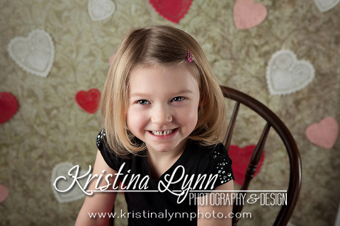 Valentine's Kids Portrait Session by Denver Photographer Kristina Lynn Photography & Design