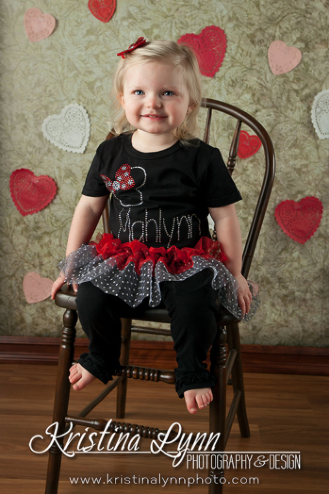 Valentine's Kids Portrait Session by Denver Photographer Kristina Lynn Photography & Design