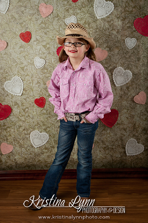 Valentine's Kids Portrait Session by Denver Photographer Kristina Lynn Photography & Design
