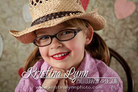Valentine's Kids Portrait Session by Denver Photographer Kristina Lynn Photography & Design