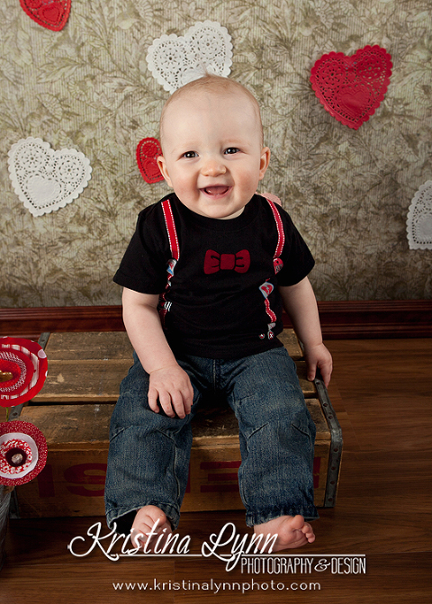 Valentine's Kids Portrait Session by Denver Photographer Kristina Lynn Photography & Design