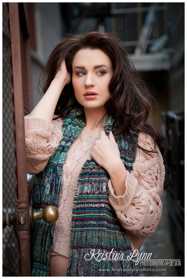 Model photo session by Denver Photographer Kristina Lynn Photography & Design