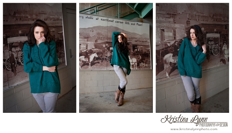 Model photo session by Denver Photographer Kristina Lynn Photography & Design