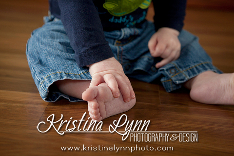 8 month old kids photo session by Denver photographer Kristina Lynn Photography & Design