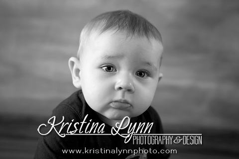 8 month old kids photo session by Denver photographer Kristina Lynn Photography & Design