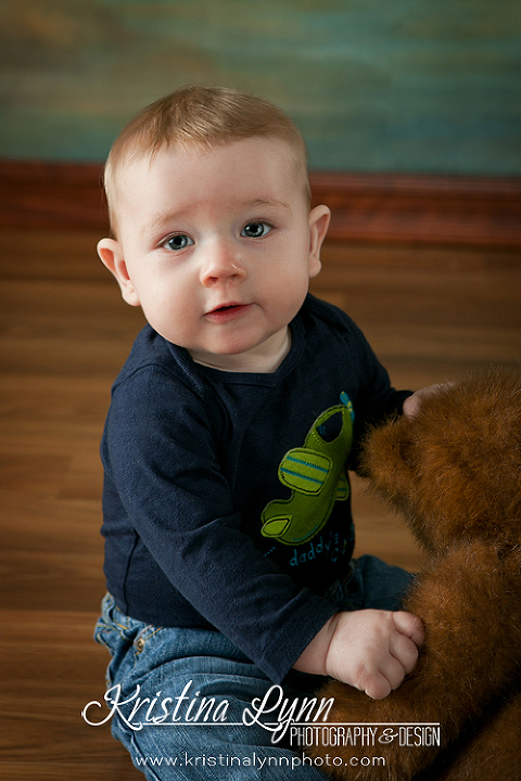 8 month old kids photo session by Denver photographer Kristina Lynn Photography & Design