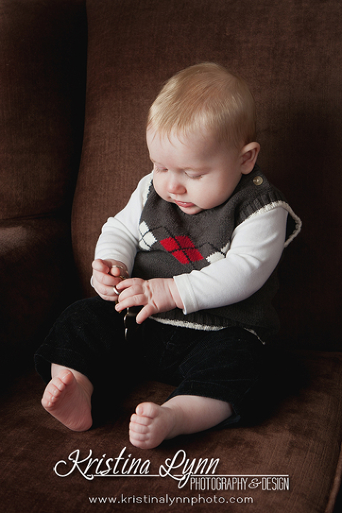 8 month old kids photo session by Denver photographer Kristina Lynn Photography & Design