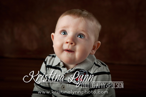 8 month old kids photo session by Denver photographer Kristina Lynn Photography & Design