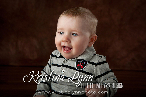 8 month old kids photo session by Denver photographer Kristina Lynn Photography & Design