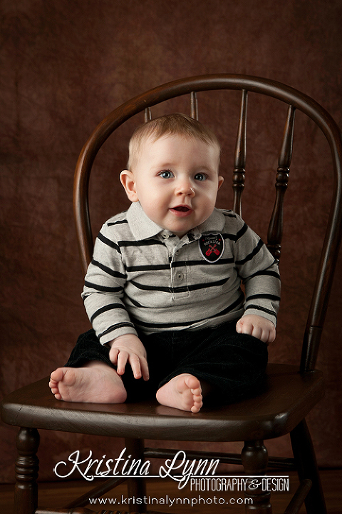 8 month old kids photo session by Denver photographer Kristina Lynn Photography & Design