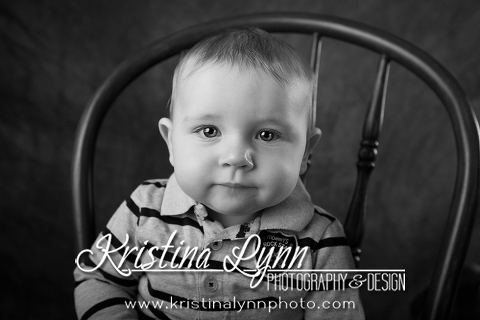 8 month old kids photo session by Denver photographer Kristina Lynn Photography & Design