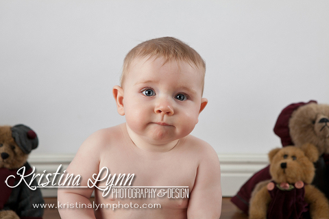 8 month old kids photo session by Denver photographer Kristina Lynn Photography & Design