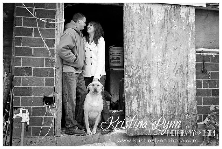 Farm wedding engagement session by Denver Photographer Kristina Lynn Photography & Design
