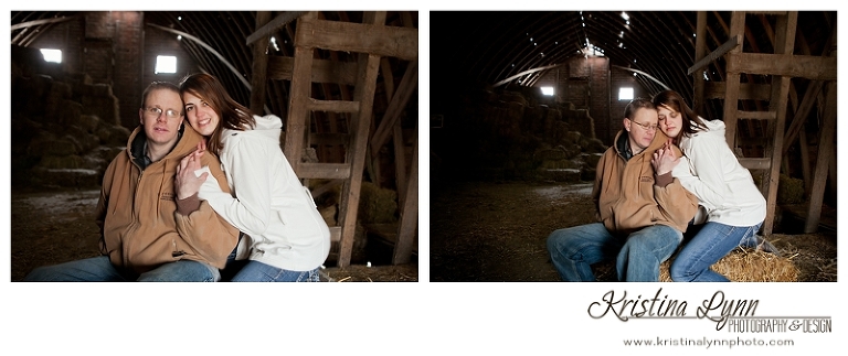 Farm wedding engagement session by Denver Photographer Kristina Lynn Photography & Design