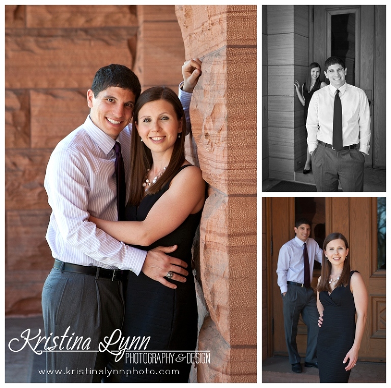 A Colorado Springs wedding engagement photo session by Denver photographer Kristina Lynn Photography & Design.