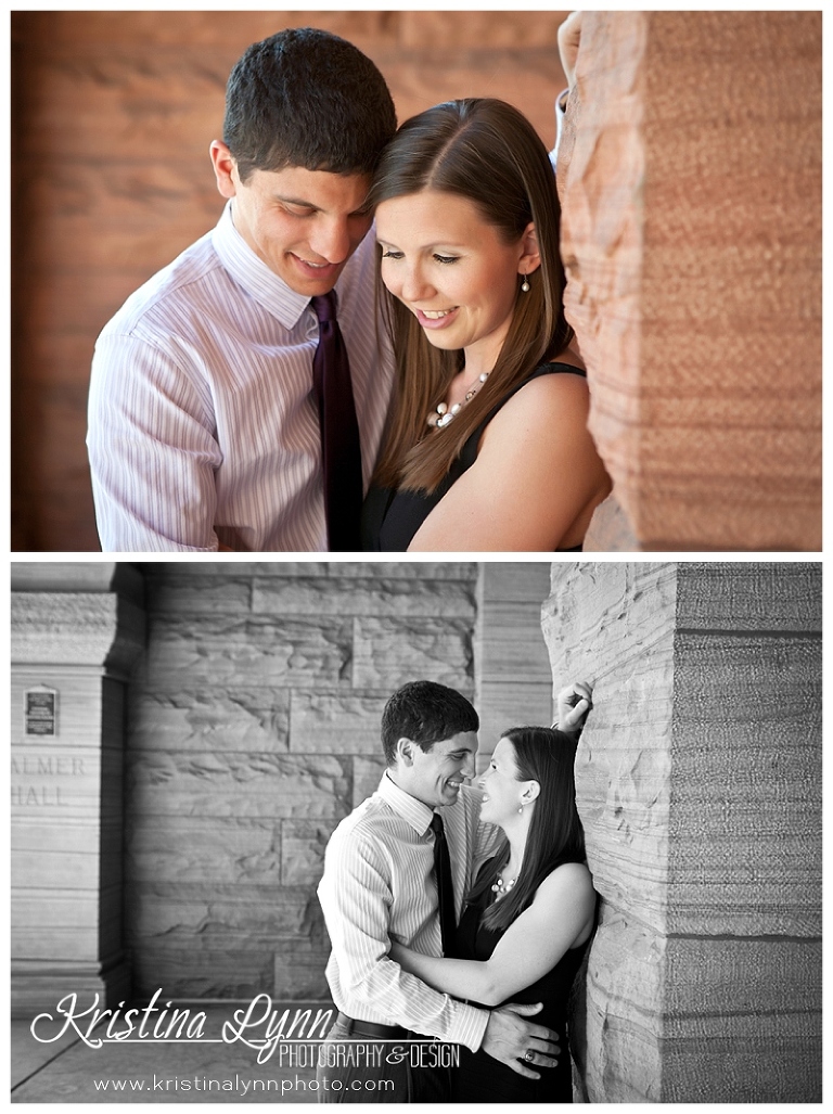 A Colorado Springs wedding engagement photo session by Denver photographer Kristina Lynn Photography & Design.