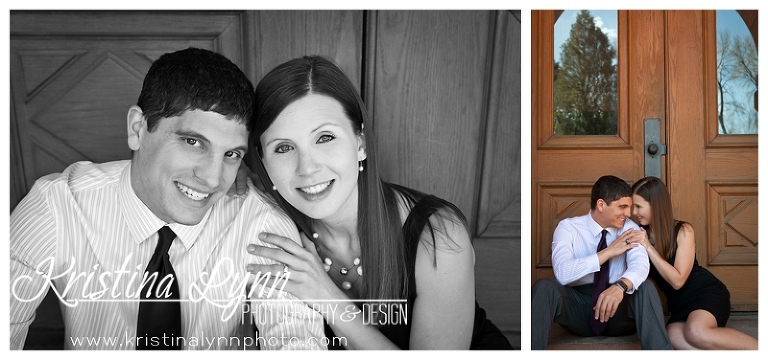 A Colorado Springs wedding engagement photo session by Denver photographer Kristina Lynn Photography & Design.